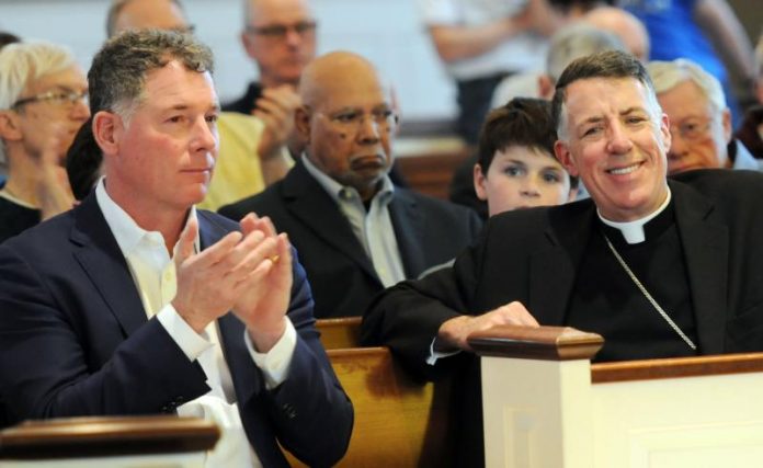 CATHOLIC MEN METUCHEN N.Y. GIANTS SHURMUR