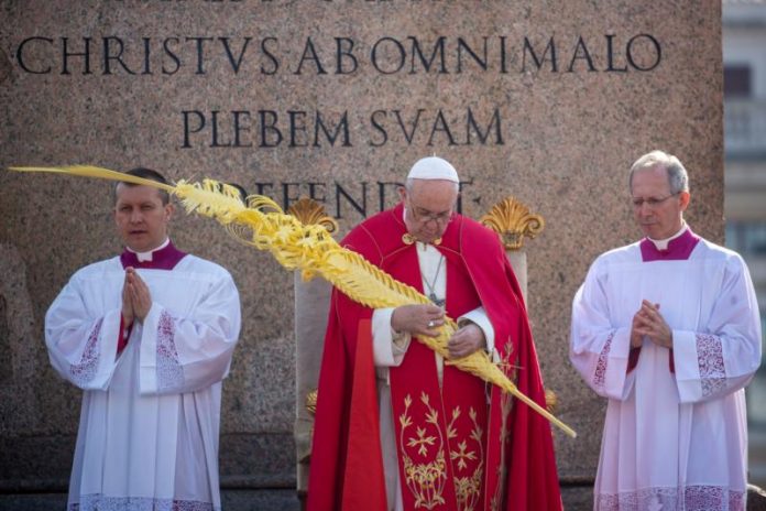 POPE PALM SUNDAY VATICAN