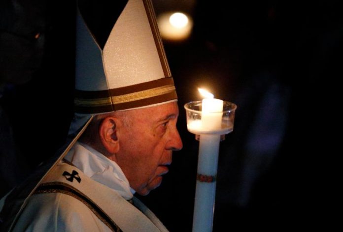 POPE EASTER VIGIL VATICAN