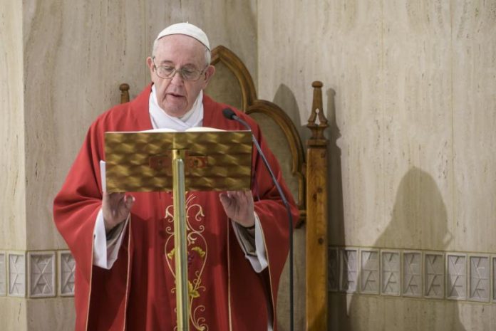 POPE MORNING MASS