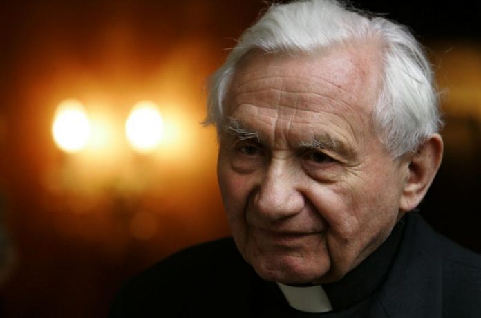 FILE PHOTO MSGR. GEORG RATZINGER