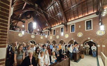 Faithful Gather for Annual Saint Therese of Lisieux Novena